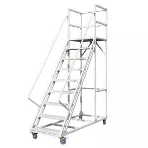 안전계단 창고 발판 이동식 안전 대차 발판사다리