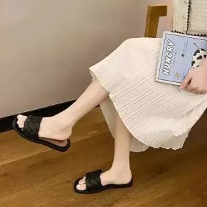 여름 예쁜 트위스트 슬리퍼 교사 사무실 야외 슬리퍼 트위스트슬리퍼 여성슬리퍼