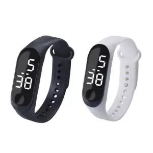 잔솔 LED 전자 방수 손목시계 스포츠 디지털 고등학생 전자시계 전자손목시계