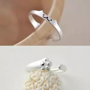 느낌상점 써지컬 고양이 반지 커플링 빈티지 악세사리 써지컬반지 커플링 고양이 귀여운