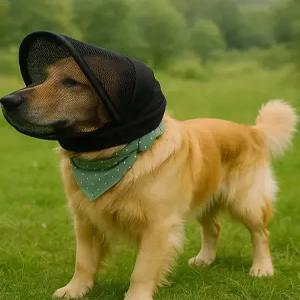 강아지 입마개 통기성 메쉬 소형 중형견 물림방지 보호마스크