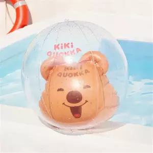 키키쿼카 해피니스 투명 비치볼 / 아동 어린이 물놀이공 장난감