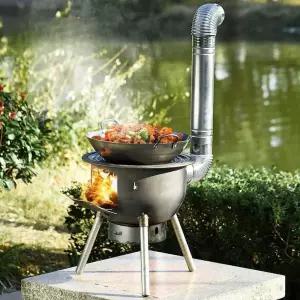 화덕 드럼통 장작 시골 연탄 너비 불멍 야외 화로대 숯불