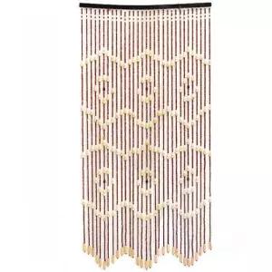 목재 구슬 커튼 공간분리 우드발 가정용 파티션 베란다 홈 장식 문짝 목각발