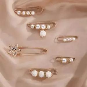 브로치 핀 패션 클립 여성용브로치 5종세트