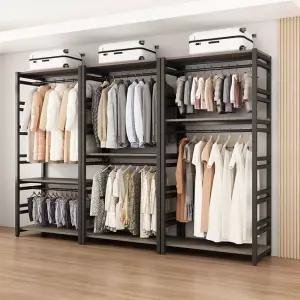 시스템행거 드레스룸 스탠드 3m 2단 2m 안방 옷방 조립식