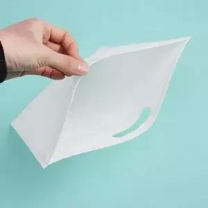 [문구] 부직포 가방 10p세트 40x50cm 화이트 부직포백 쇼핑봉투 비닐가방 홍보용 부직포커버