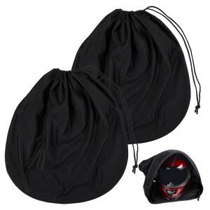 [미국배송] 2PCS 헬멧 가방 모터사이클 커버 경량 하키 축구 대형 보관 여행용 자전거 스포츠 스노우모바일 스키 레이싱용 드로스트링 액세서리