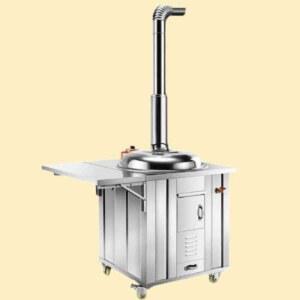 장작 화로 이동식 스테인리스 화덕 아궁이 가마솥