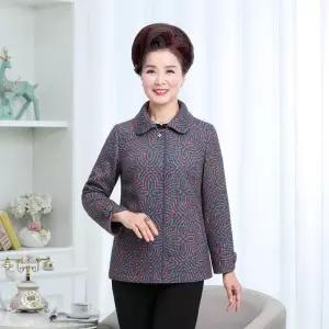 엄마 봄 가을 70대 외투 코트 할머니 모직 80대