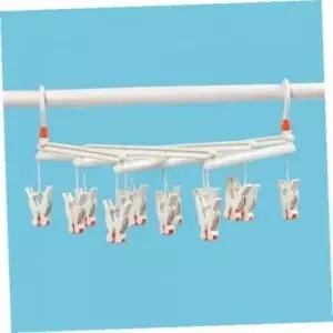 [SBD] 빨래집게 자바라 14p 접이식 집게빨래건조대 속옷건조대 건조대