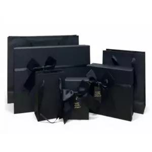 [문구] 선물상자 종이가방 세트 고급 블랙 쇼핑백