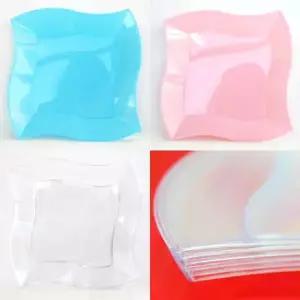 [에이치플러스몰]TBZ 테이블장식 플라스틱 웨이브접시 6개입 과일접시