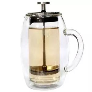 커피프레스 진공 커피 여과기 유리 메이커 프레스 600ml 드립커피