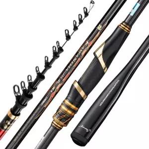 아만다 카와시마이 X1 T1100G 카본 4축 티타늄 가이드링 찌낚시대