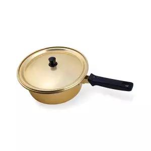 [콩심팥심]18cm 양은 냄비 노랑색 가벼운 주방용 라이스포트