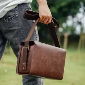 [셀러에이드]빈티지 카메라 가방 크로스백 숄더백 여행용 수납 파우치