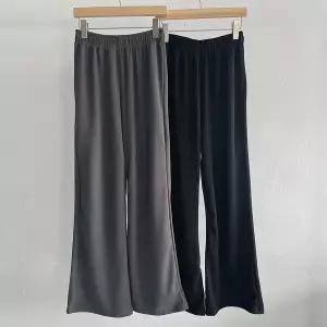 [하프클럽/]여성 골지 부츠컷 신축성 좋은 밴딩 빅사이즈 롱팬츠