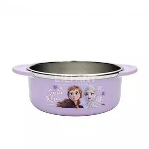 [에이치플러스몰]TBZ 겨울왕국2 안전핸들 논슬립 스텐대접 370ml(엘사)