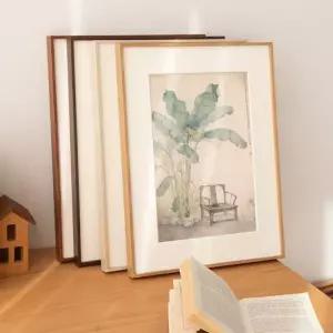 코인 우드 우드액자 알루미늄 프레임 액자프레임 액자 60 70