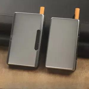 담배홀더케이스 팝업 자동 박스 클립 방습 휴대용 슬림