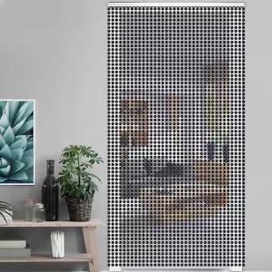 구슬 문발 현관 거실 가림막 가리개 입구 만들기 출입문 집 레트로 커튼 파티션 구슬문발