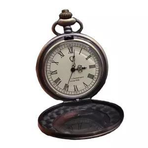 회중시계 목걸이 팬던트 체인 시계 청동 포켓워치 숫자