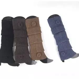 발토시 방한 패션 니트 발토시 3켤레 꽃봉오리