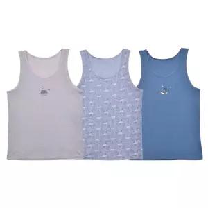 땀흡수잘되는 순면 남아동 런닝 3종 세트 통기성 속옷 남자아이 십대