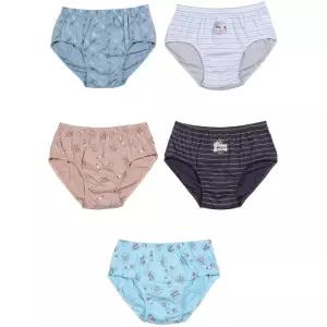 남아용 키즈 데일리 순면 삼각 팬티 5종 세트 베이직 초등학생 쥬니어