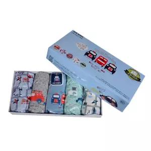 남아용 키즈 순면 캐릭터 삼각 팬티 5종 세트 학생언더웨어 어린이