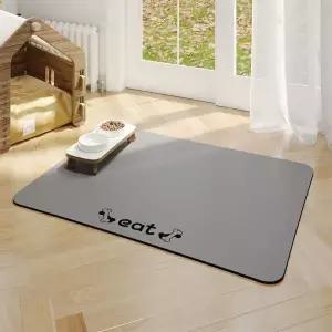 규조토 강아지 식기매트 80x50cm WFLOQEE