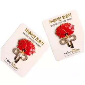 개별포장 꽃장식 핀 가정의달 감사표현 부모님 선물용 어버이날 스승의날 부착형 뱃지