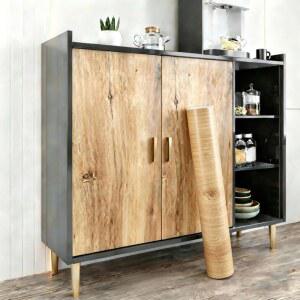 40/55cm 나뭇결 비닐 벽지 문 옷장 찬장 테이블 가구 방수 자체 접착 스티커 홈 장식 필름