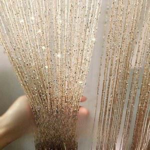 실버 문발 웨딩 침실 칸막이 거실 실크 패션 데코 도어 구슬발 100200