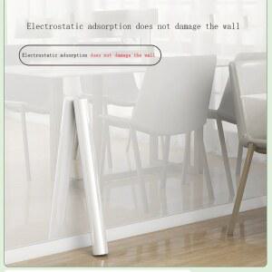 주방 배경용 정전기 흡착 방식의 방수 곰팡이 방지 투명 벽지