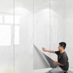 붙이는 데코 타일 스티커 메탈 셀프시공 셀프 욕실 새로고침 장판 비접착식 셀프인테리어