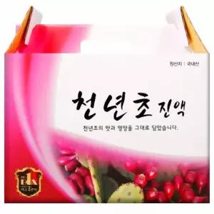 천년초 즙 엑기스 진액 국산 100ml 60포