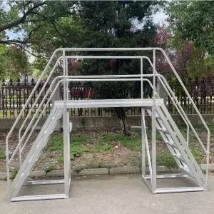 알루미늄 사다리 안전난간대 안전 컨베이어 건널다리