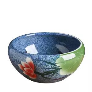 도자기 수반 대형 스톤 연꽃 빈티지 장식품 과일판 접시 연못