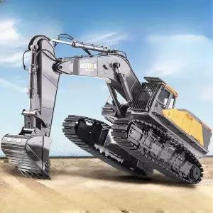 rc 중장비 굴삭기 제어 모델 불도저 원격제어 무선조종 모형 원격 무선 차량 카 장난감