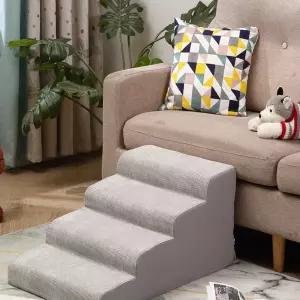 강아지 높은계단 6단 슬라이드 논슬립 충격 쇼파 노견