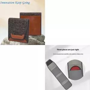 여행 E65C 소형 필터 홀더는 86mm 원형 및 사각형 필터 케이스 홀더를 수용 내구성 캔버스 여행용 주최자