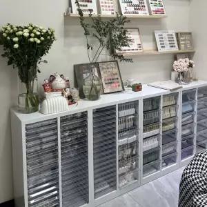 네일샵 서랍장 메니큐어 보관함 립스틱 네일샵서랍장