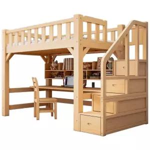 벙커침대 우드 원목 00x90(책상x) 침실 침대 자취 프레임