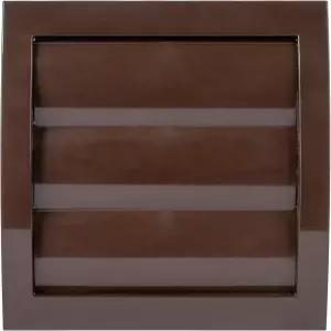 통풍구 시스템 4인치 갈색 공기 커버 건조기 및 욕실 배기관 루버 실외 개방 플랩 곤충 새 설치류를