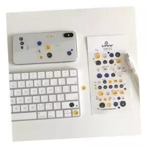 꾸미기 스티커 다이어리 귀여운 감성 스마일 스티커 표정 인테리어 이모티콘 어린이 포인트 디자인 데코