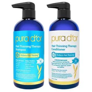 PURA D OR HAIR THINNING THERAPY BIOTIN 샴푸 및 컨디셔너 세트  16oz x2