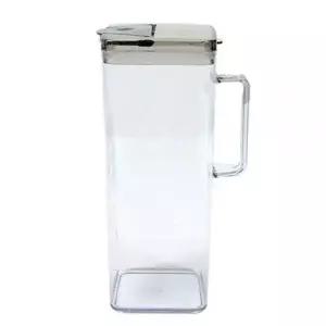 bns 고급 사각 투명손잡이 물병2L-색상랜덤 냉장고물병 WFLIT2C