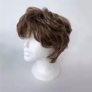 자연스러운 남자 짧은 웨이브 통가발 패션 스타일 WFMAEVH